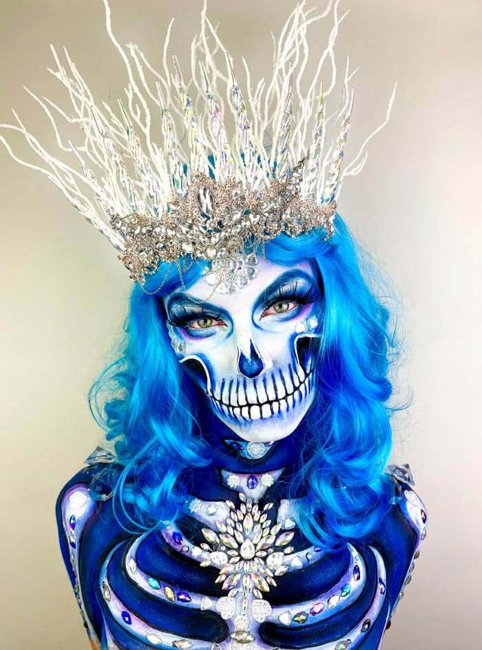Halloween queen makeup by CrystalBruises