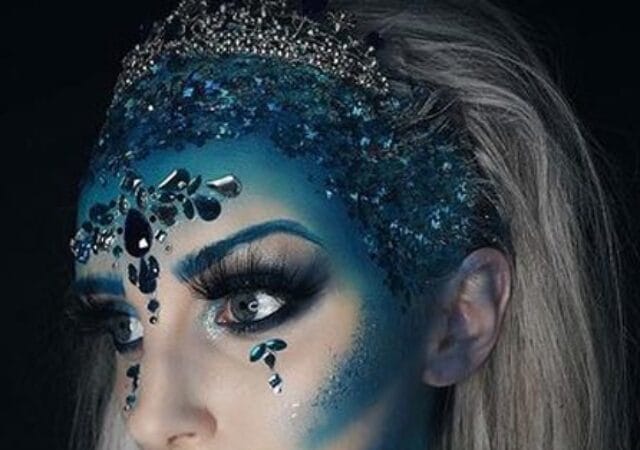 Ice queen makeup look by Sophie Melville
