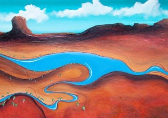 Landscape the Gentle Curves of Spring by Tania Chanter