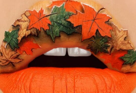Tutushka Matviienko Make-up artist mind blowing stunning 3D lip art