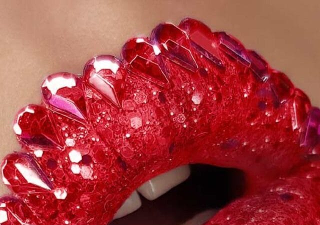 Gorgeous luxuary lip art by makeup artist Tutushka Matviienko