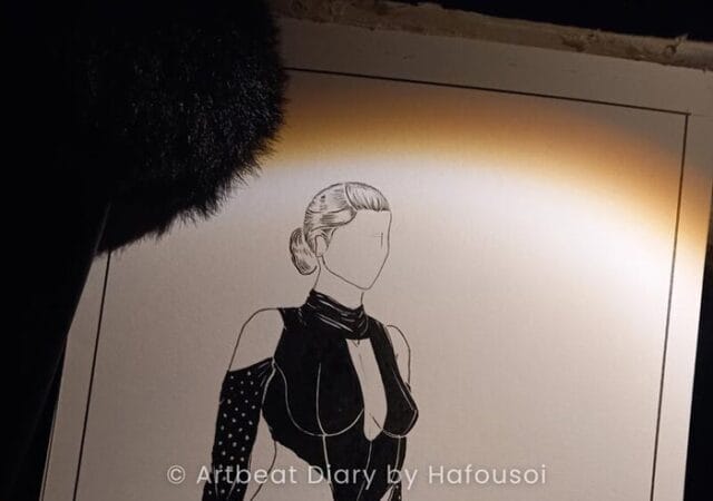 The Loner woman figure drawing by Hafousoi