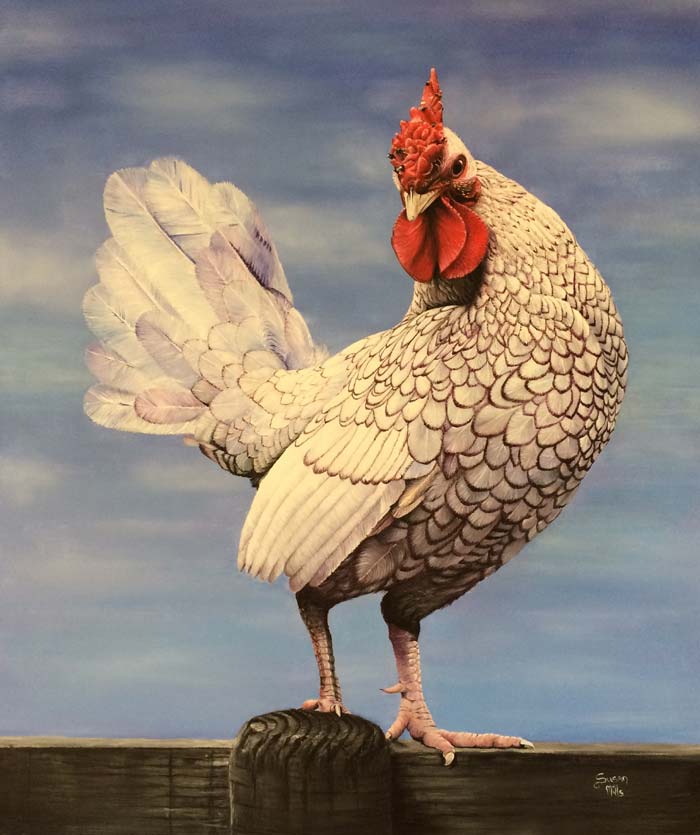 The Cocky Bird Painting