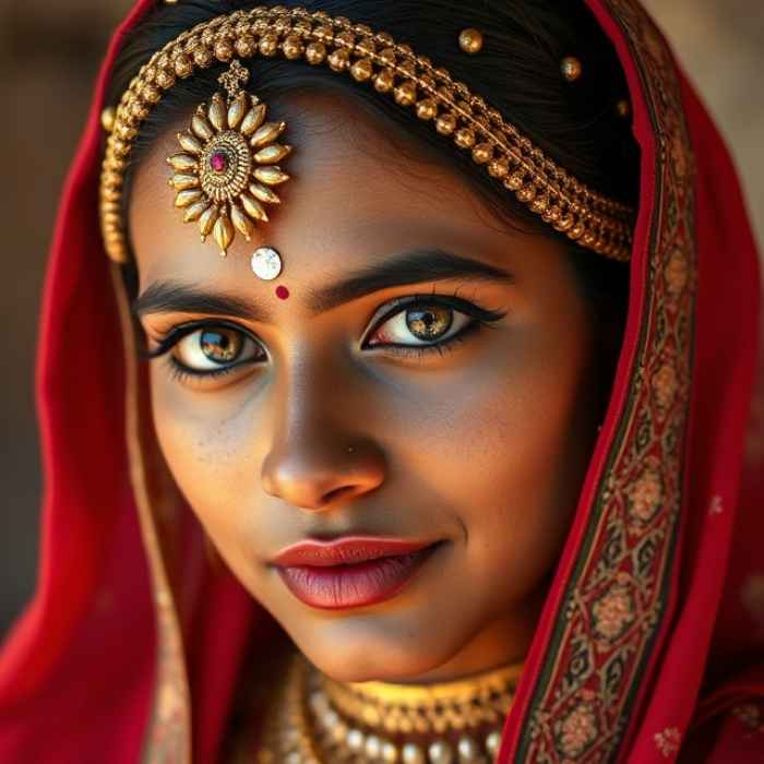Fusion of Art and Tradition AI Portraits Celebrating Indian Beauty