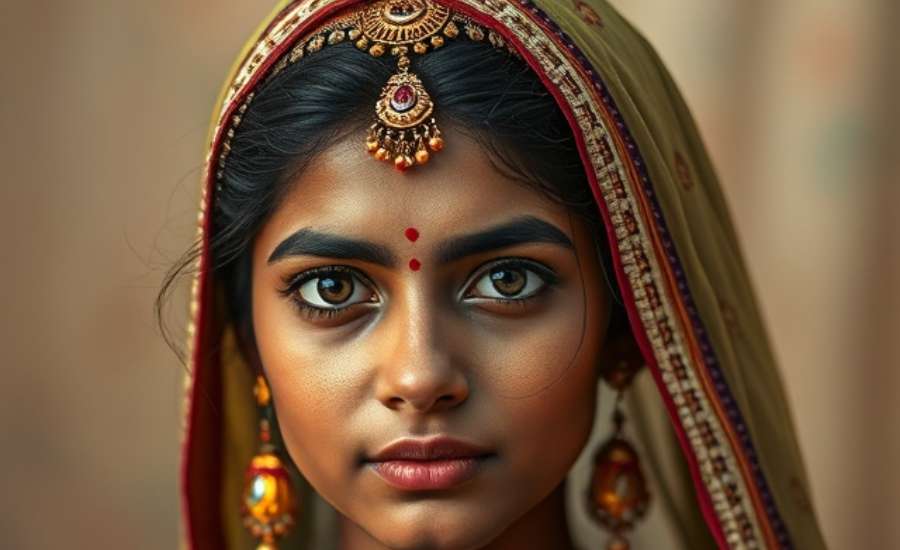 Beautiful indian women Portraits Capturing the Beauty of Indian Traditions