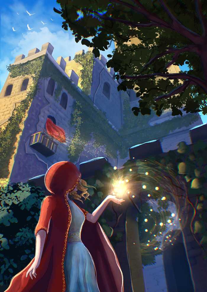 Abandoned Fortress Illustration