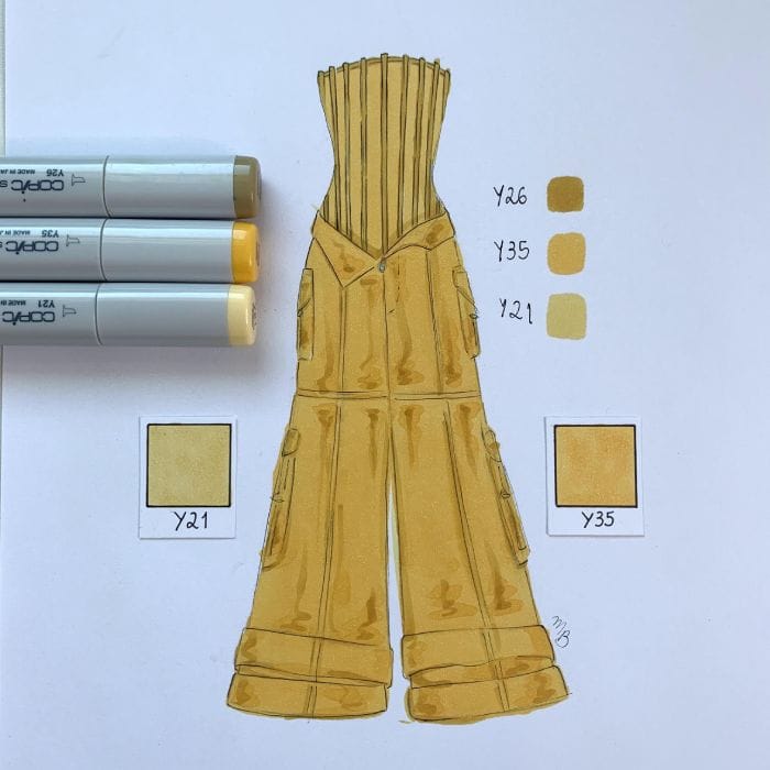 Creative fashion drawing ideas showcasing different outfit styles and fashion poses