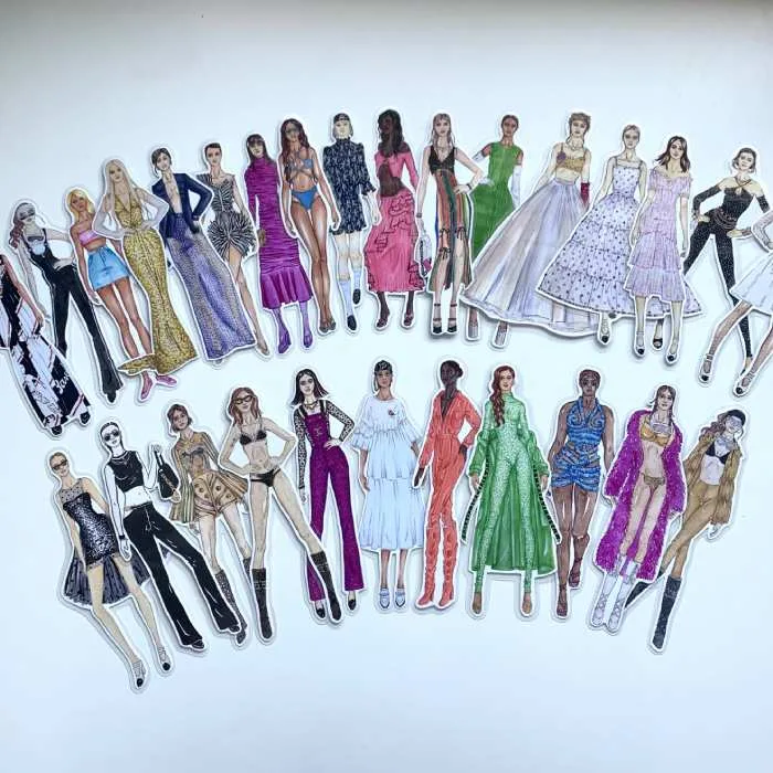 fashion figure drawing dress Fashion Illustration Tutorial Series FINALE ~ How to Color and Shade your Fashion Figure!