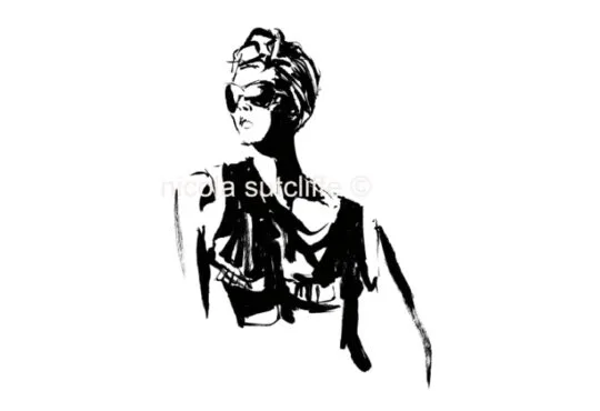 Fashion designer turned illustrator Nicola