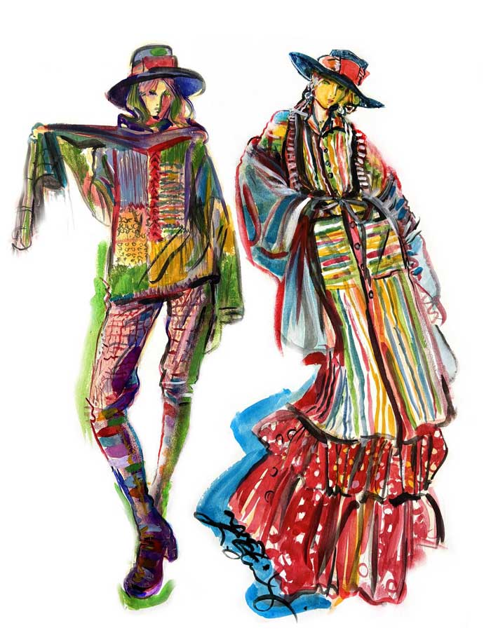 Lisa Steinberg: Fashion Illustrator & Event Sketcher - Trendy Art Ideas