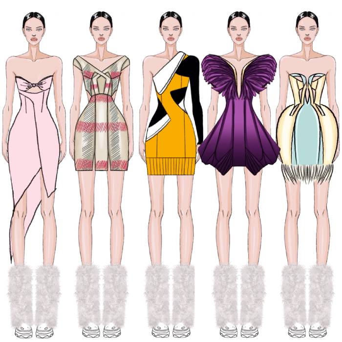 New York-based fashion illustrator Bella Saikhantsetseg