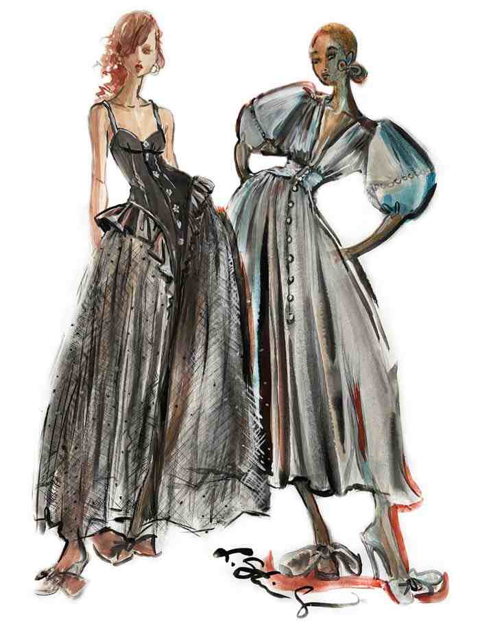 Lisa Steinberg: Fashion Illustrator & Event Sketcher - Trendy Art Ideas