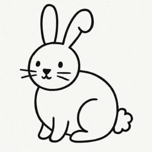 Cute Bunny - Trendy Art Ideas