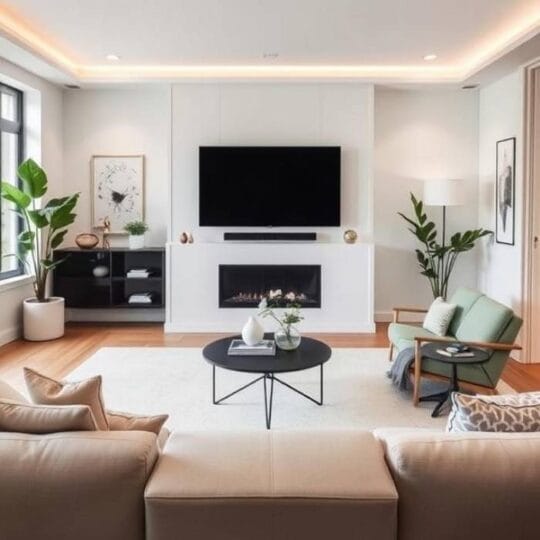 View of Minimalist Wall Art Ideas for Living room & Bedroom | Style Guide ...