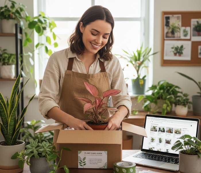 Plant hobby turned into home business idea