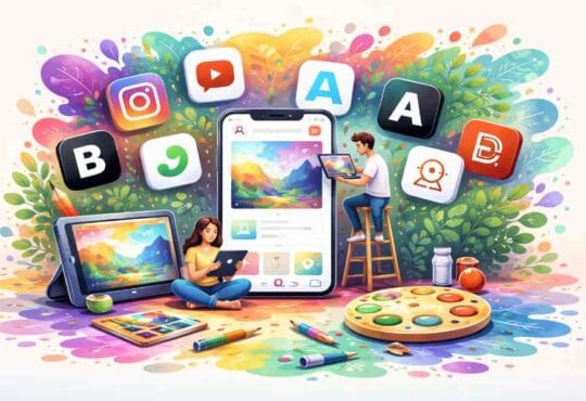 Artists showcasing artwork on popular online art platforms