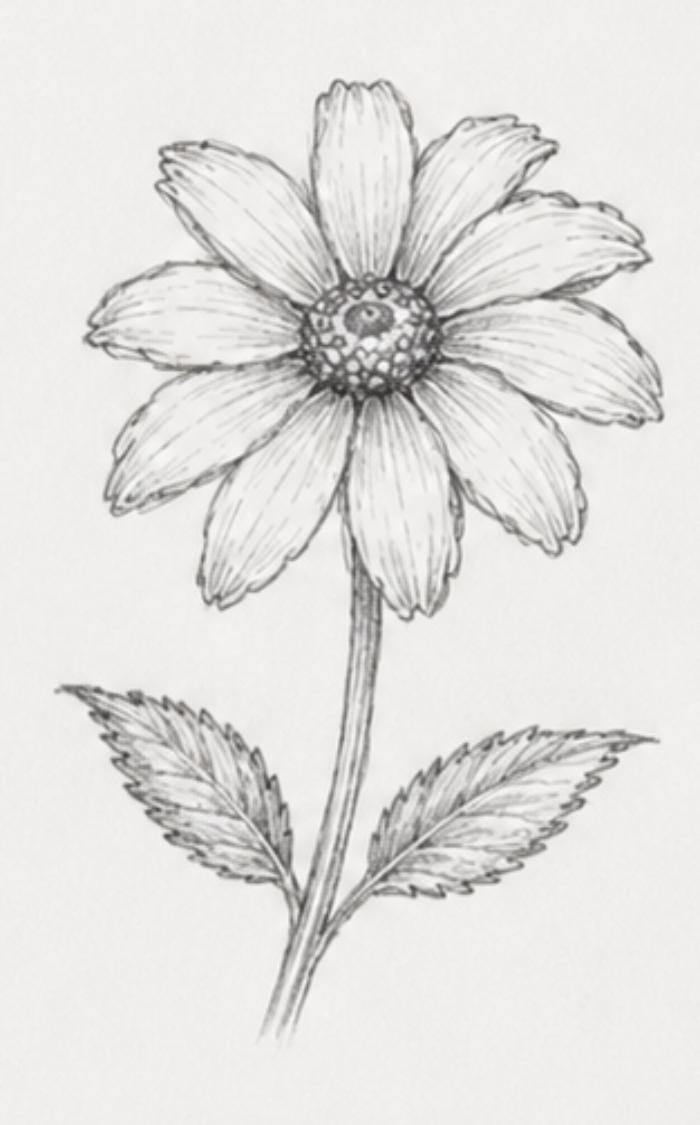 Creating realistic texture on Black Eyed Susan petals
