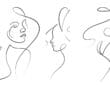 Rajni Chunara Indian one line artist creating minimalist artwork