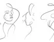 Rajni Chunara Indian one line artist creating minimalist artwork