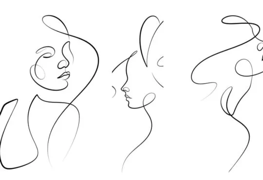 Rajni Chunara Indian one line artist creating minimalist artwork