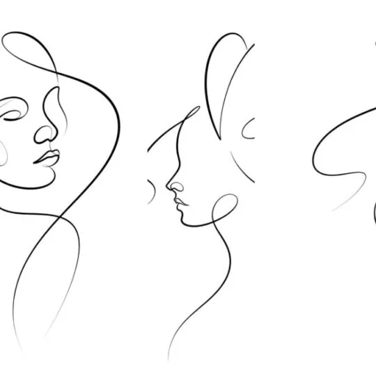 Rajni Chunara Indian one line artist creating minimalist artwork